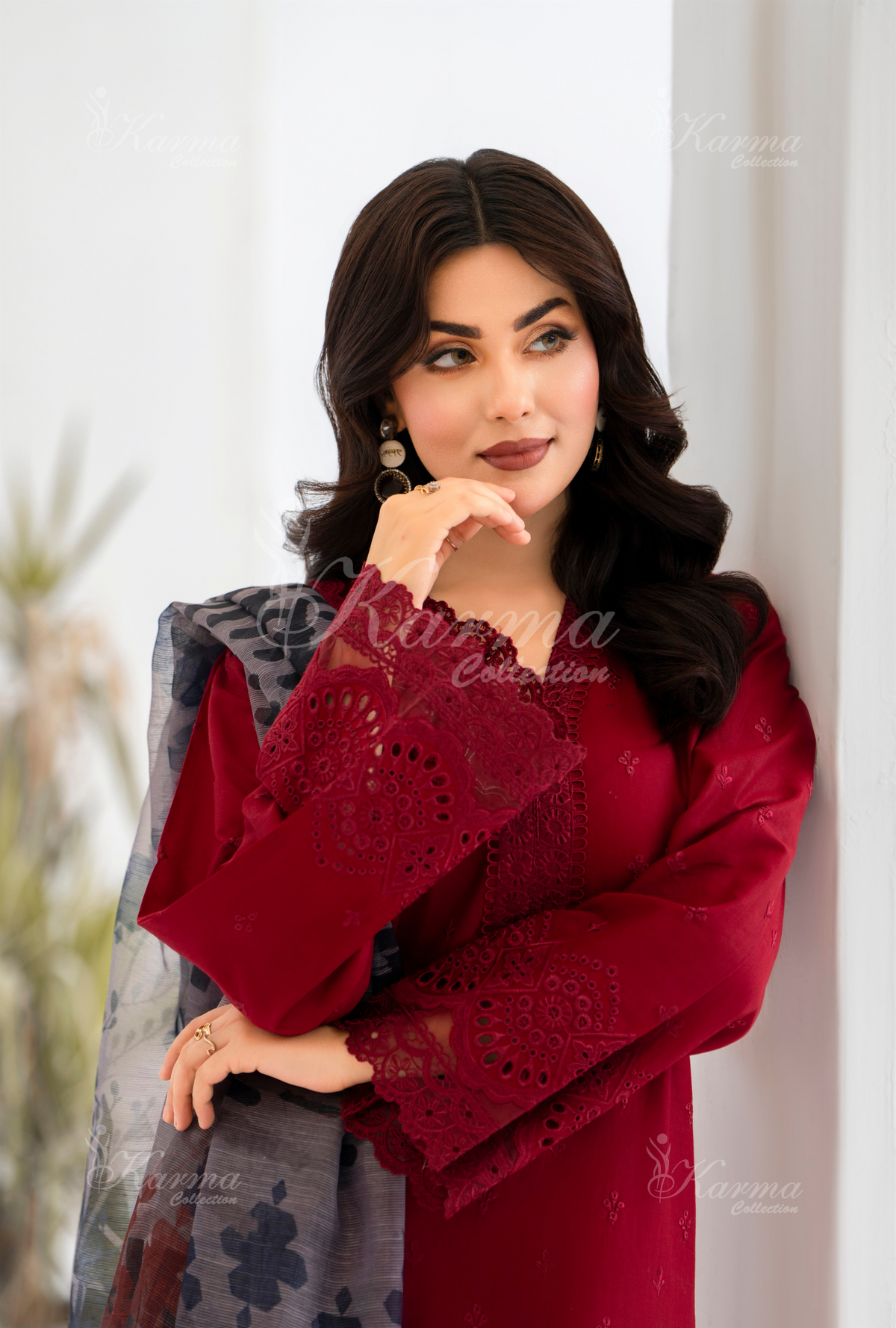 Afsana By KARMA COLLECTION (1393) Rose Chikankari Edit Latest Volume 2