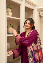Karma CollectionWinter 2024 Aangan II -1409| BERRY MAROON