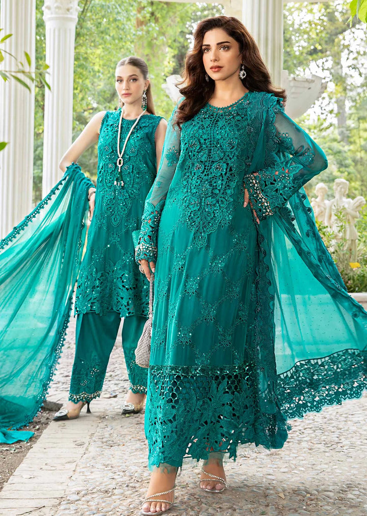 MPC-24-105 - Stitched - Maria B Embroidered Chiffon 2024
