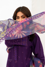 Afsana By KARMA COLLECTION (1391) Plum Chikankari Edit Latest Volume Causal 3 piece Suit