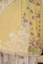 Rang Ja Fully Embroidered Farshi Shalwar 1486 Karma Collection SUNLIT Chikankari Multi Thread Embroidery