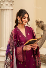 Karma CollectionWinter 2024 Aangan II -1409| BERRY MAROON