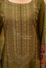 Karma Collection Winter 2024 Aangan II KC-1410 | OLIVE