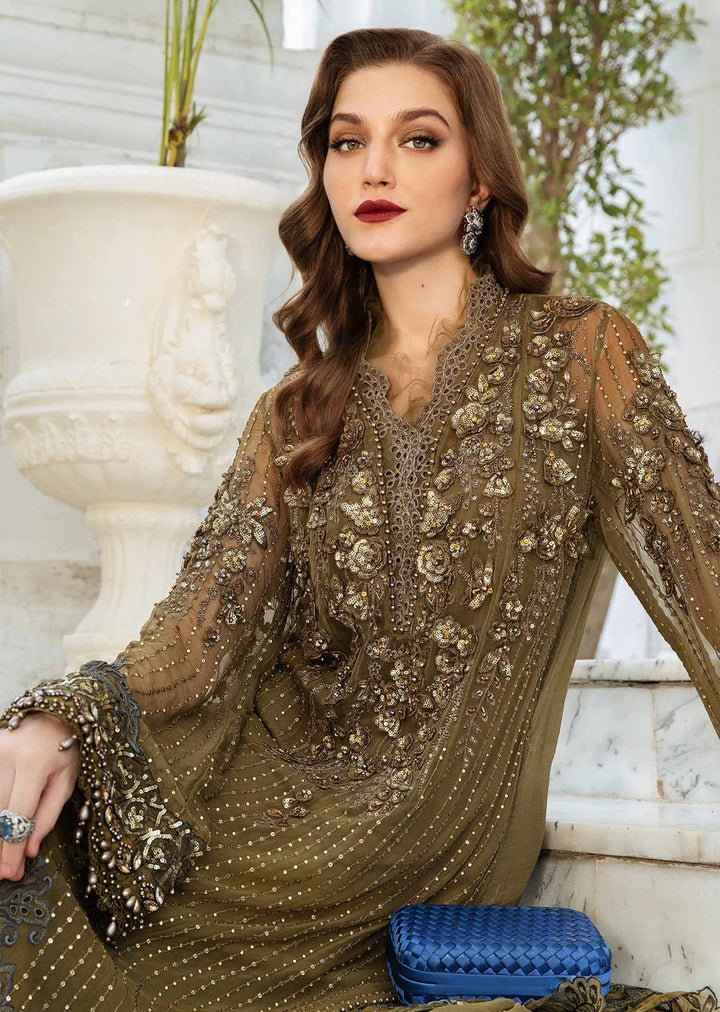 MPC-24-108 - Stitched - Maria B Embroidered Chiffon 2024