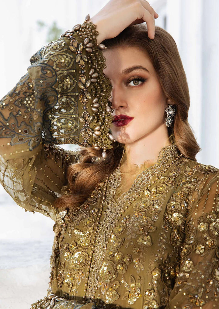 MPC-24-108 - Stitched - Maria B Embroidered Chiffon 2024