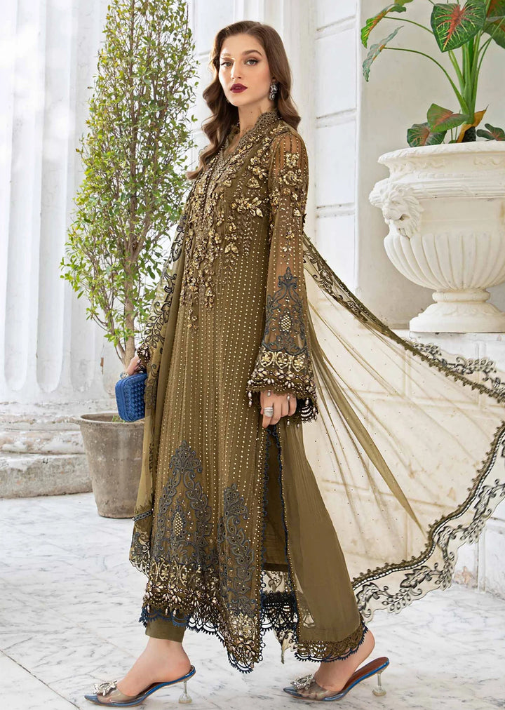 MPC-24-108 - Stitched - Maria B Embroidered Chiffon 2024