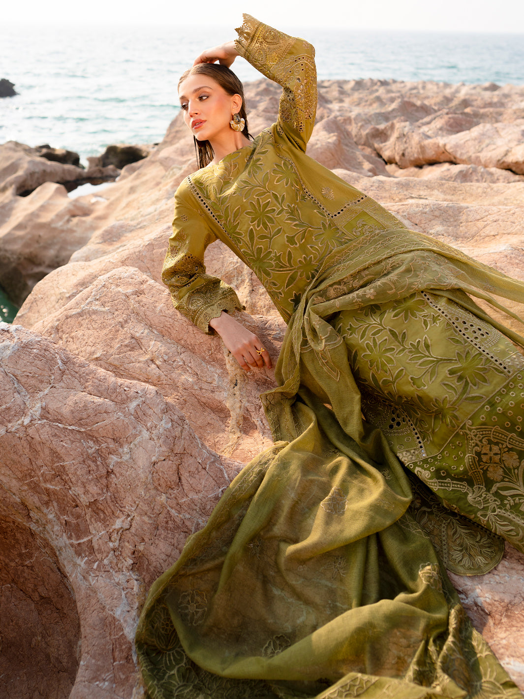 Sirene Luxury Lawn '25 | Adrienne | 3 PC Luxury Lawn