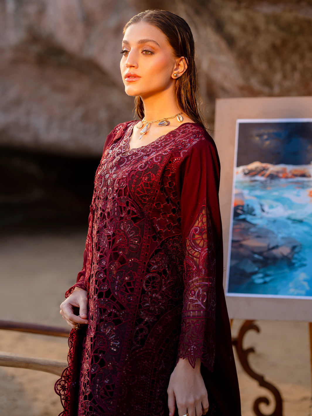 Sirene Luxury Lawn '25 | Amayra | 3 PC Luxury Lawn
