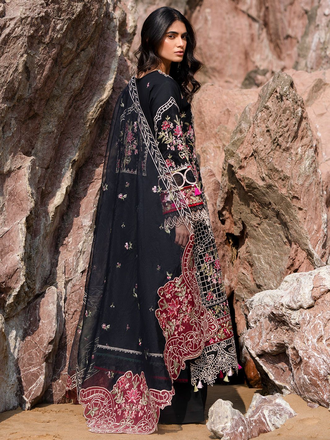 Sirene Luxury Lawn '25 | Azure | 3 PC Luxury Lawn