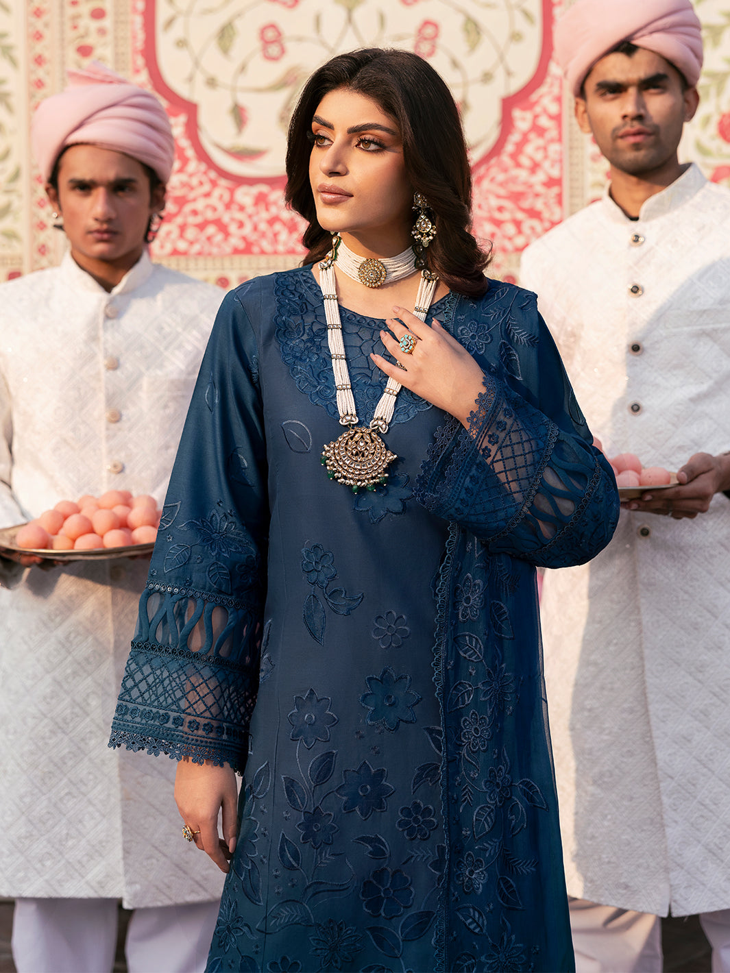 Husn e Jahan Luxury Lawn '25| Cyania | 3 PC Luxury Lawn
