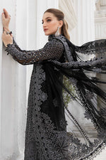 Maria B stitched Luxury Embroidered 3 Piece Chiffon inspired Suit | MPC-24-101
