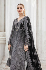 Maria B stitched Luxury Embroidered 3 Piece Chiffon inspired Suit | MPC-24-101