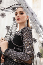 Maria B stitched Luxury Embroidered 3 Piece Chiffon inspired Suit | MPC-24-101