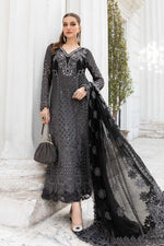 Maria B stitched Luxury Embroidered 3 Piece Chiffon inspired Suit | MPC-24-101