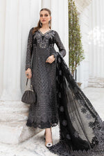 Maria B stitched Luxury Embroidered 3 Piece Chiffon inspired Suit | MPC-24-101