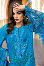 Maria B Inspired 3 Piece Embroidered Lawn Suit | SJ-2024
