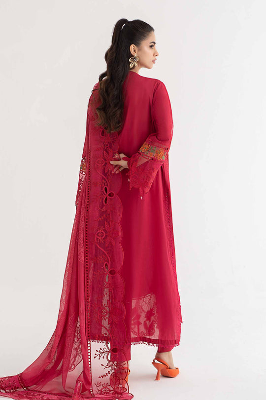 Maria B Inspired 3 Piece Embroidered Lawn Suit | DS-2404-A