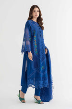 Maria B inspired 3 Piece Embroidered Lawn Suit | DS-2404-B