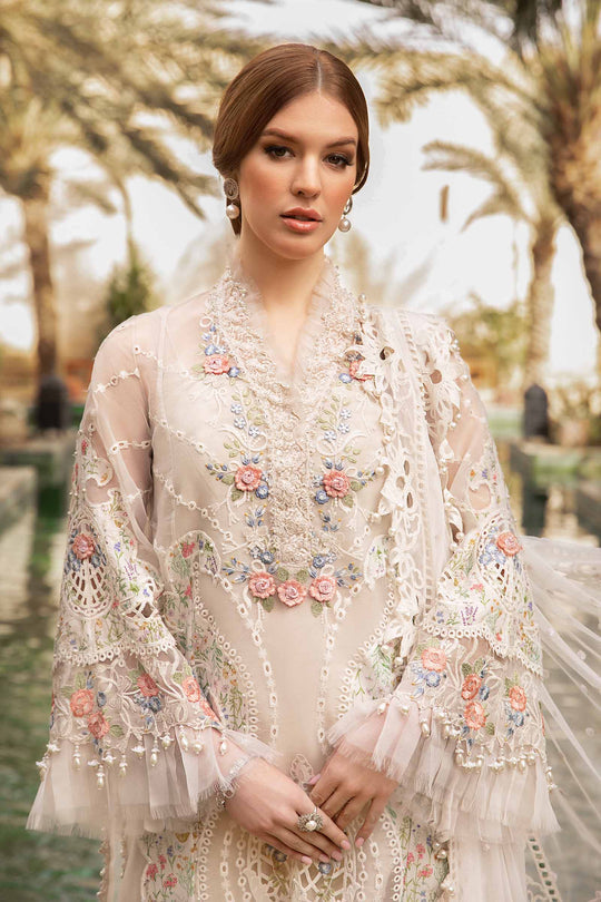 Maria B inspired 3 Piece Embroidered Lawn Suit | DS-2405-A
