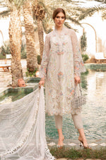 Maria B inspired 3 Piece Embroidered Lawn Suit | DS-2405-A