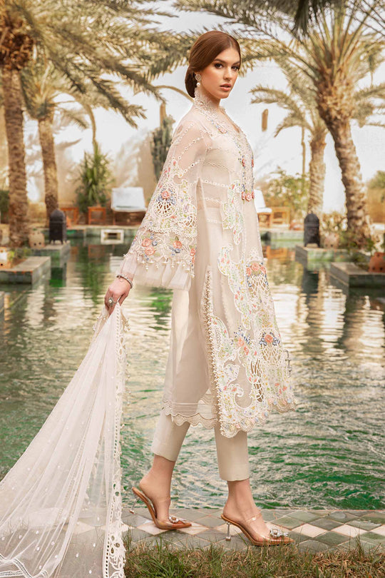 Maria B inspired 3 Piece Embroidered Lawn Suit | DS-2405-A