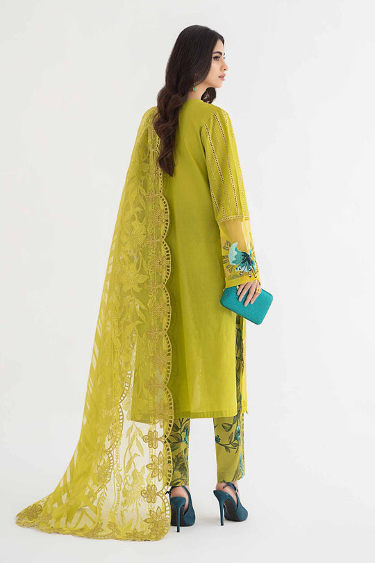 Maria B inspired 3 Piece Embroidered Lawn Suit | DS-2408-A