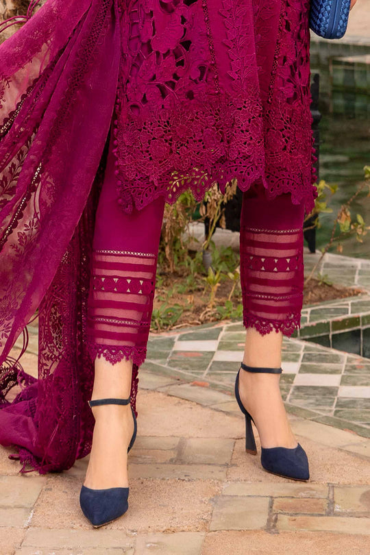 Maria B inspired 3 Piece Embroidered Lawn Suit | D-2409-B