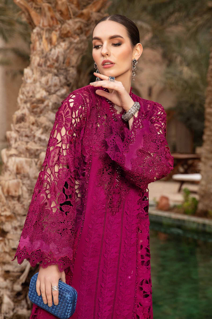 Maria B inspired 3 Piece Embroidered Lawn Suit | D-2409-B