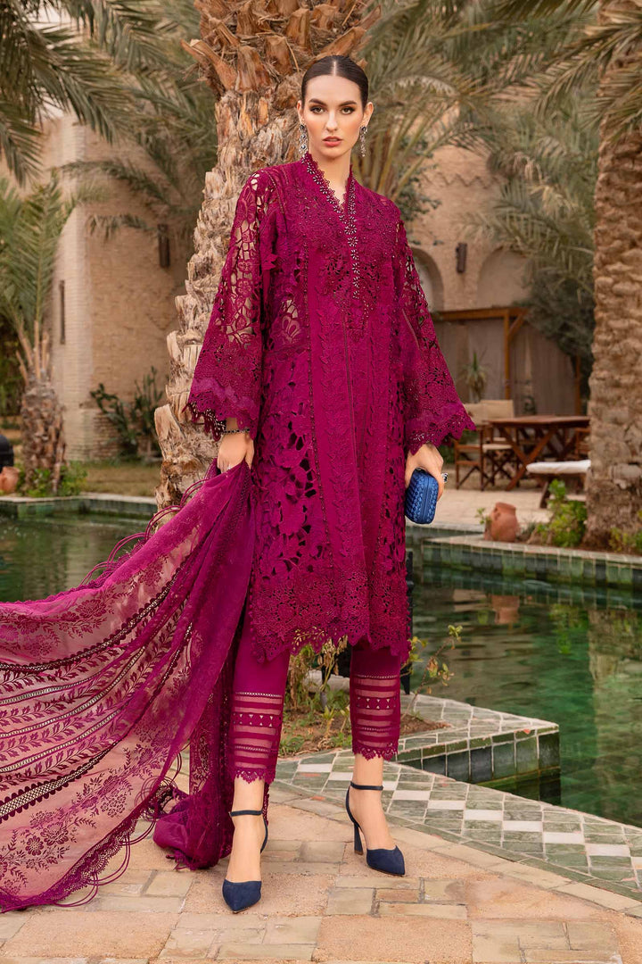 Maria B inspired 3 Piece Embroidered Lawn Suit | D-2409-B