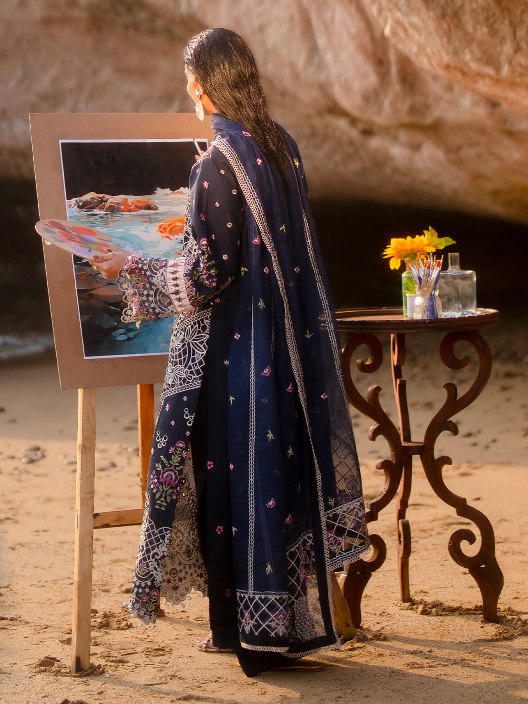 Sirene Luxury Lawn '25 |Derya | 3 PC Luxury Lawn