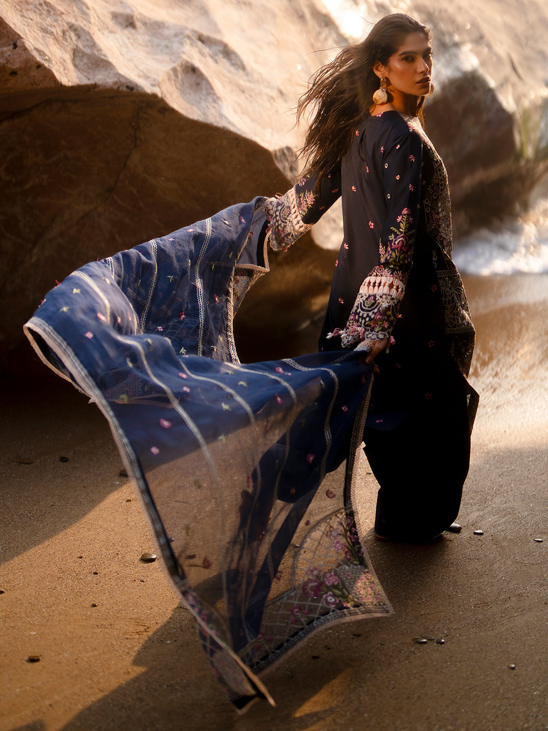 Sirene Luxury Lawn '25 |Derya | 3 PC Luxury Lawn