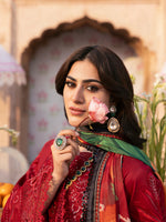 Husn e Jahan Luxury Lawn '25| Elena | 3 PC Luxury Lawn