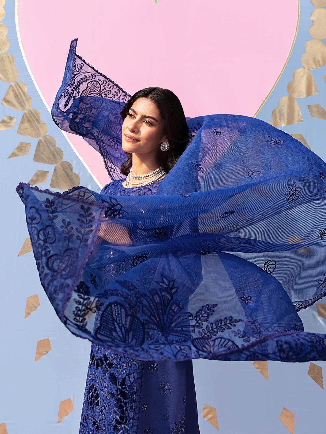 Husn e Jahan Luxury Lawn '25| Esme | 3 PC Luxury Lawn