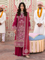 Husn e Jahan Luxury Lawn '25| Leyla | 3 PC Luxury Lawn