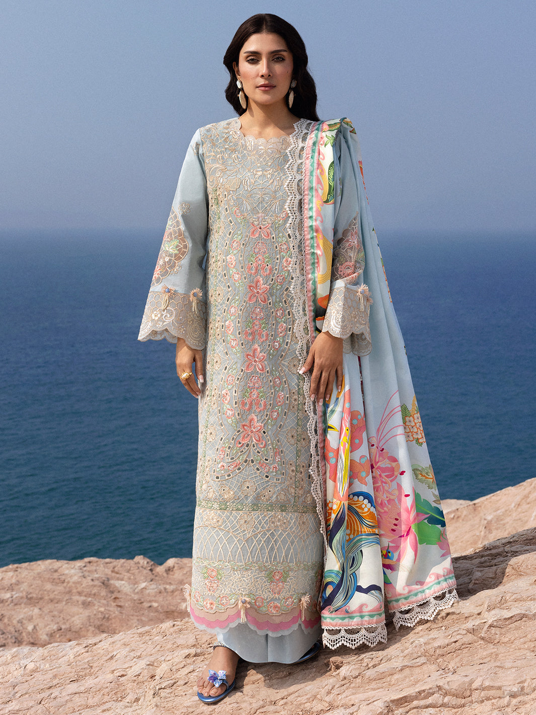 Sirene Luxury Lawn '25 | Luna | 3 PC Luxury Lawn