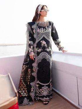 MS-01 | 3 PC Eid Luxury Lawn 25 | Monaco by Parishay