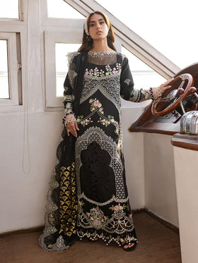 MS-01 | 3 PC Eid Luxury Lawn 25 | Monaco by Parishay