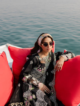 MS-01 | 3 PC Eid Luxury Lawn 25 | Monaco by Parishay