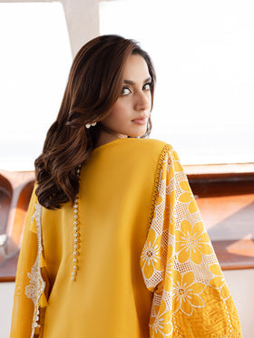 MS-02 | 3 PC Eid Luxury Lawn 25 | Monaco by Parishay