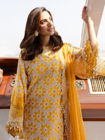 MS-02 | 3 PC Eid Luxury Lawn 25 | Monaco by Parishay