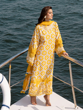 MS-02 | 3 PC Eid Luxury Lawn 25 | Monaco by Parishay