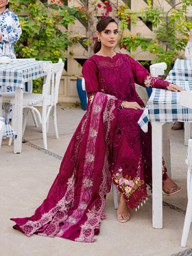 MS-03 | 3 PC Eid Luxury Lawn 25 | Monaco by Parishay