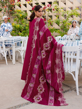 MS-03 | 3 PC Eid Luxury Lawn 25 | Monaco by Parishay