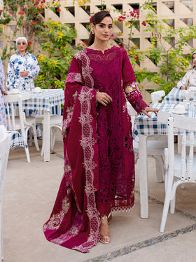 MS-03 | 3 PC Eid Luxury Lawn 25 | Monaco by Parishay