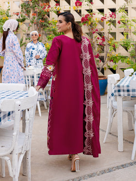 MS-03 | 3 PC Eid Luxury Lawn 25 | Monaco by Parishay