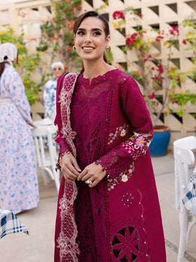 MS-03 | 3 PC Eid Luxury Lawn 25 | Monaco by Parishay