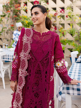 MS-03 | 3 PC Eid Luxury Lawn 25 | Monaco by Parishay