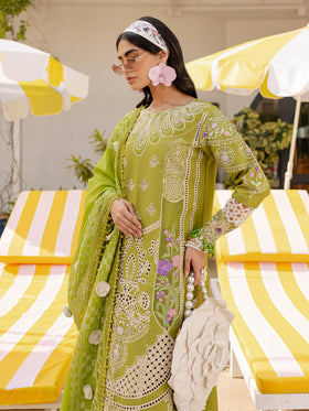 MS-04 | 3 PC Eid Luxury Lawn 25 | Monaco by Parishay