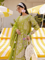 MS-04 | 3 PC Eid Luxury Lawn 25 | Monaco by Parishay