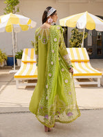 MS-04 | 3 PC Eid Luxury Lawn 25 | Monaco by Parishay